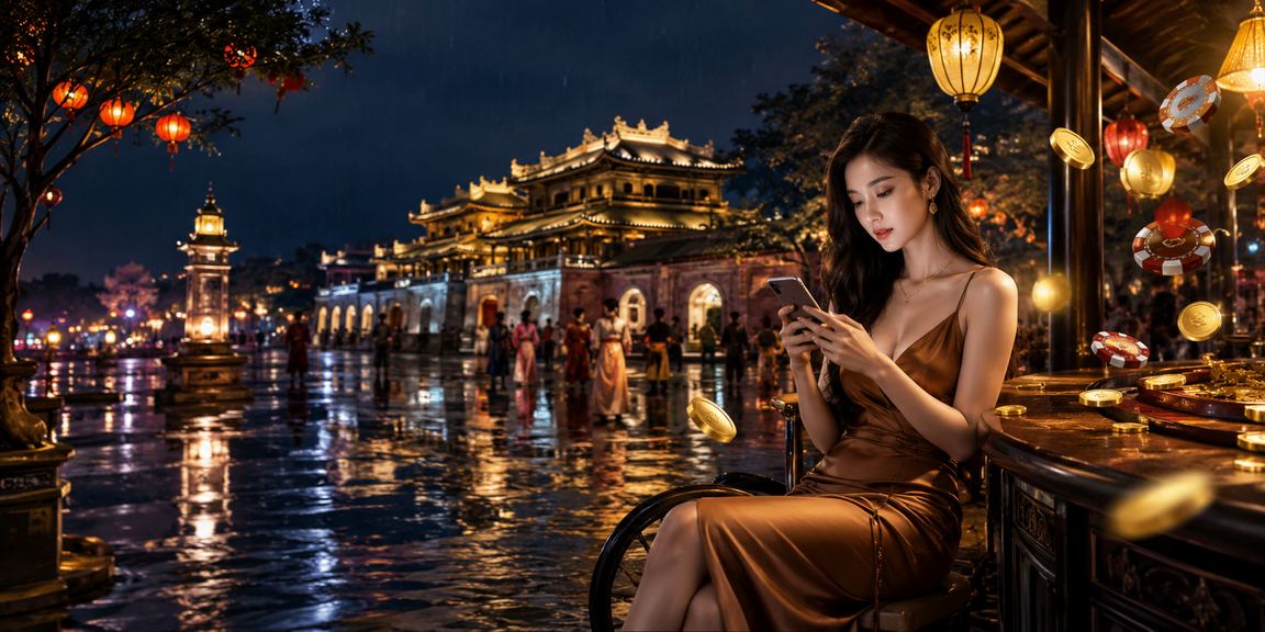 Khung cảnh chơi casino trên điện thoại di động tại Huế cùng u13